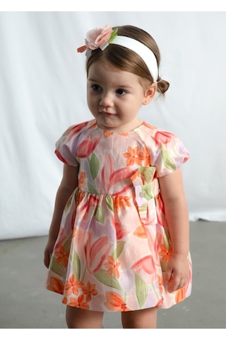 Mayoral Kız Bebek Çiçek Desenli Elbise Pembe - 01909