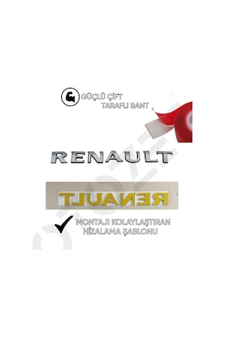 Renault Yazı Megane 2 Clıo 3 Renault Yazısı