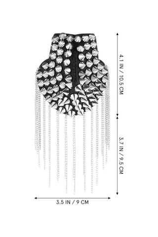 Blucome Bijuteri Broş Etek Pantolon Ceket Zarafeti İçin Epole Ekleme Broş Giysiler Ve Aksesuarlar İçin Şık Tasarım. S Gri