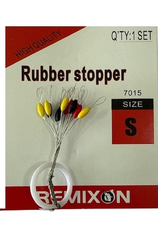 Remixon 7015 Kauçuk Misina Stoperi 12 Adet No:s