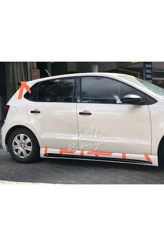 Volkswagen Polo Yan Marşpiyel 2010 - 2018 Yan-ek-takımı Plastik