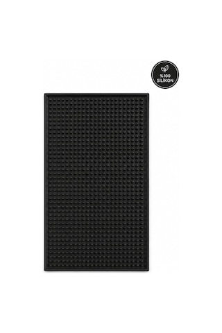 Siliconly Bar Mat 30x15 %100 Silikon Kaymaz Tezgah Pedi Bardak/kafe/bar Diğer