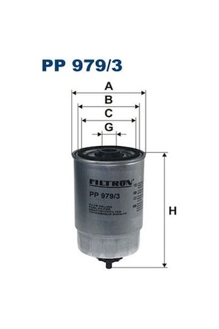 FILTRON PP979/3 Yakit Filtresi (Hyundai:Accent III Getz 1.5 Crdi 05-/Kia:Rio 1.5Crdi-Sorento 2.5Crdi 02-) 3192226900 PP9793 (WC673977) FILTRON PP979/3 Yakit Filtresi (Hyundai:Accent III Getz 1.5 Crdi 05-/Kia:Rio 1.5Crdi-Sorento 2.5Crdi 02-) 3192226900 PP9793 (WC673977)