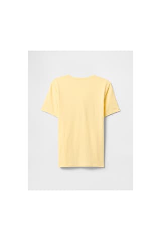 Gap Erkek Çocuk T-shirt V-frch Logo Arch Tee-24496 Sarı