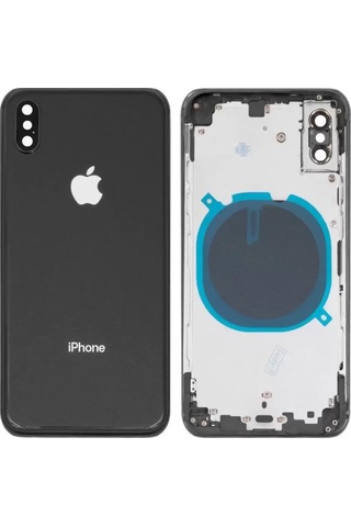 Apple Uyumlu iPhone XS Boş Kasa Siyah Renk