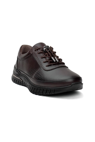 Voyager 9407 Kadın Hakiki Deri Comfort Casual Ayakkabı Kahverengi-kahverengi Kahverengi