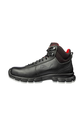 Puma Safety Condor Mid Siyah Çelik Burunlu Nubuk Deri İş Ayakkabısı S3 Src Esd 37 Numara