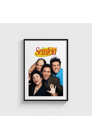 Seinfeld Dizi Posteri Tablo Çerçeveli Poster Duvar Dekorasyonu Siyah Çerçeveli Tablo Siyah Çerçeveli Tablo Dn11d469sıyah