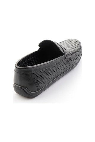 Siyah Hakiki Deri Erkek Loafer Ayakkabı E01697033003 Siyah