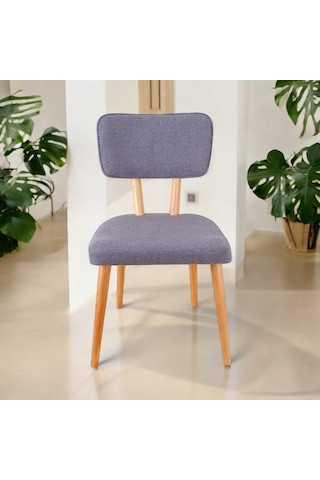 Polly Ahşap Sandalye Gri 6 Adet