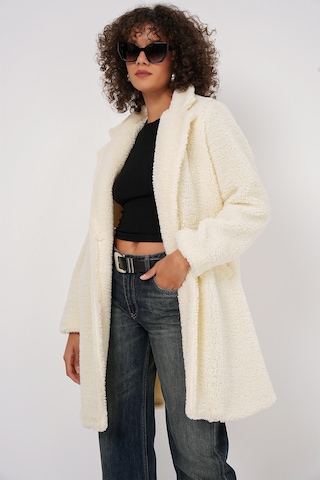 Bigdart 9148 Oversize Peluş Kaban - Ekru