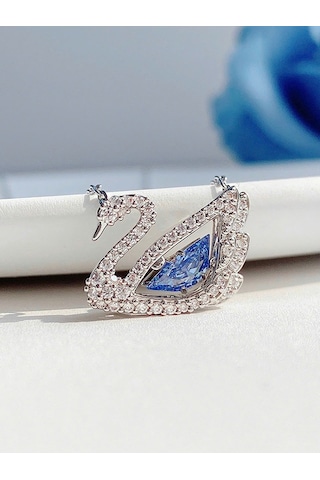 5533397 Swarovski Kolye Dancing Swan-Necklace Czfu-Rhs Anni