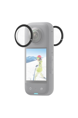 Youtek Insta360 X3 İçin 2'li Set Pmma Panoramik Lens Koruyucu Kılıf