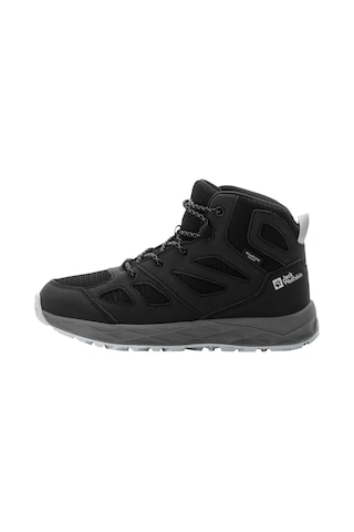 Jack Wolfskın Jack Wolfskin Woodland 2 Texapore Mid K Unisex Çocuk Gri Bot 6350 Antrasit
