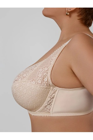 Diorella Fashion Dantel Sütyen Büyük Beden 402356621 Bej