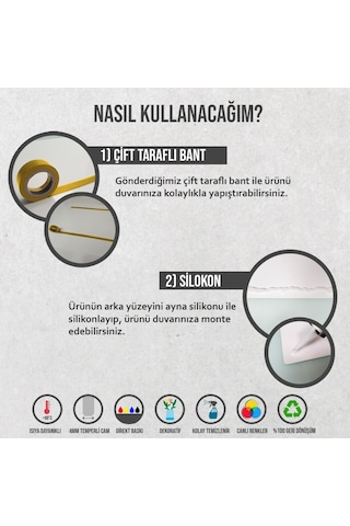 Cam Avize Göbeği Gökkuşağı - Yeşil Zemin 50 CM x 50 CM Çok Renkli