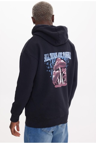 The Crow Possıble Siyah Hoodıe Sweatshırt Siyah