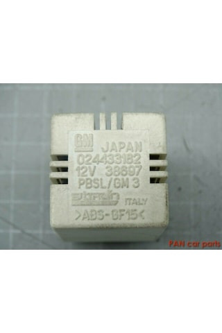 Gm 024433182 Bitron Opel Omega Beyaz 12V Buzzer Role 5 Fişli