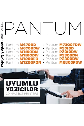 Pantum Tl411x Uyumlu Çip / M6700 / M7100 / M7200 / P3010 / P3300 / M6800