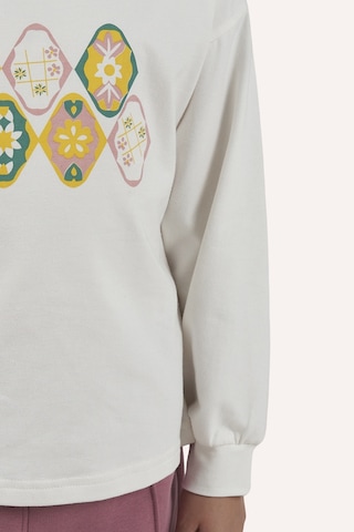 Panço Kız Çocuk Baskılı T-shirt Ekru 2421gk05010-4998 001