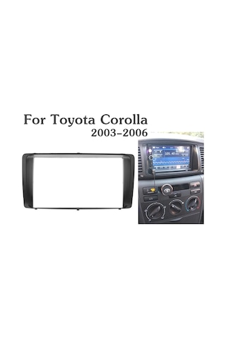 Exvol Toyota Double Teyp Corolla Verso Terra Çerçeve Bletooth