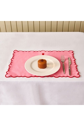 Evidea Soft Amore Amerikan Servis - Pembe - 30x50 Cm Pembe