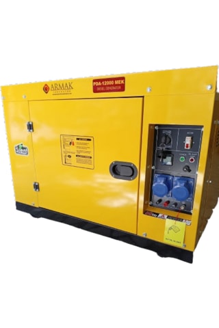 Armak PDA12000TEK 11KVA Dizel Trifaze Kabinli Portatif Jeneratör