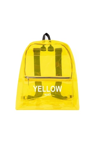 Renkli Şeffaf Sırt Çantası Sarı