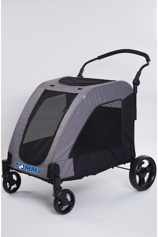 Tommy - 264 - Evcil Hayvan Arabası Gri 97 84 119cm - Hcctrend - Max 60kg