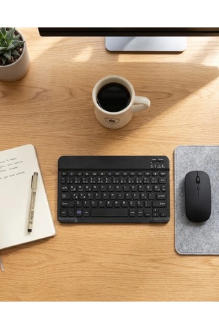 Tcx Kablosuz Klavye Ve Mouse Kombosu Bluetooth Uyumlu Sessiz Set Diğer