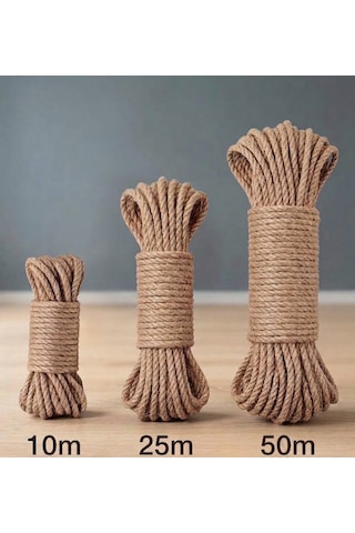 Kedi Tırmalama İpi - 8mm Jüt Halat X 25 Metre
