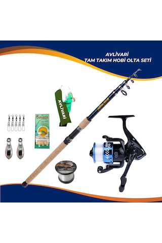 Albastar Celtic 270 Cm 100-300 Gr Avlivari Ecco 4000 Tam Takım Kıyı Hobi Olta Seti-9601