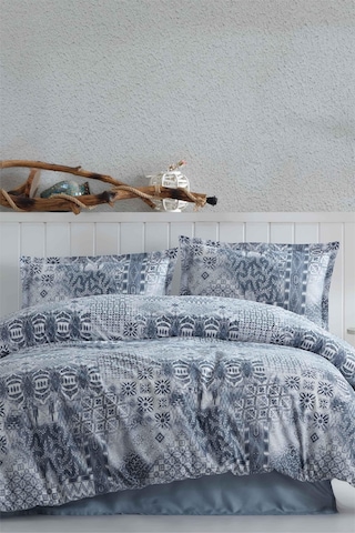 Clasy %100 Pamuk Ranforce Tek Kişilik Yorgan Paya V1 Lacivert