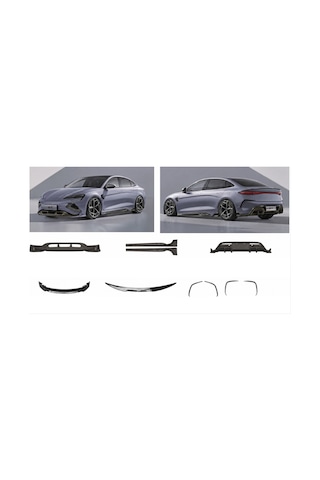 Byd Seal Sedan İçin Performans Body Kıt Pıano Black