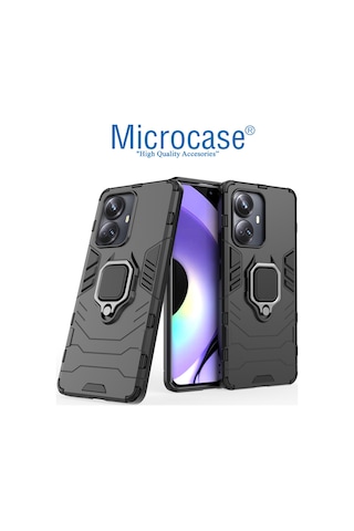 Realme 10 Pro + Batman Serisi Yüzük Standlı Armor Kılıf - Al3349