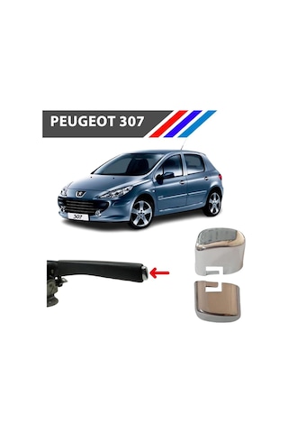 Peugeot 307 Uyumlu El Fren Tabanca Düğmesi Krom 470198