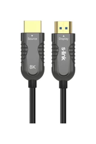 S-link Sl-hm8k020 Hdmı To Hdmı 20m V2.1 8k60 Hz 4k 120hz Fiber Kablo Kdo