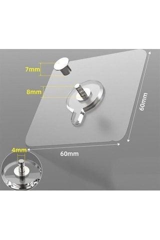 Ultra Güçlü Vantuzlu Askı-9063854432619 Çok Renkli