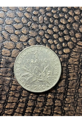 Fransa 1 Fransız Frank'ı 1960 1 Franc Republique Franchaise