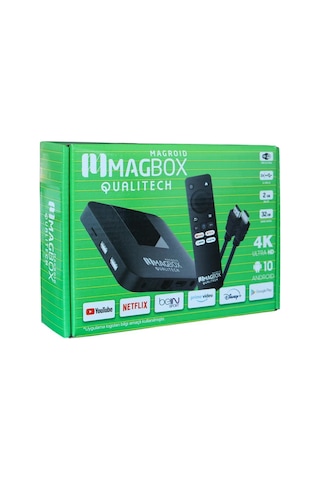 Magbox Magroid Qualitech 32gb Hdd - 2gb Ram 2.4g H313 Cpu Android Tv Box