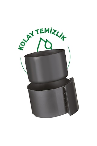 Fast Fryer Xl Fritöz Black Silver FC5132 Air Fryer Fastcook Colou