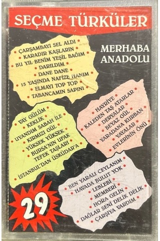 Plak Değildir Kaset Tir Kaset Merhaba Anadolu Seçme Türküler Ka