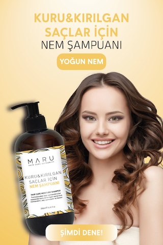 Maru Kuru Saçlar Için Yoğun Nemlendirici Bakım Şampuanı 250 Ml