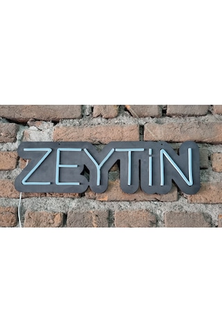Zeytin Yazılı Neon Led Duvar Aydınlatması