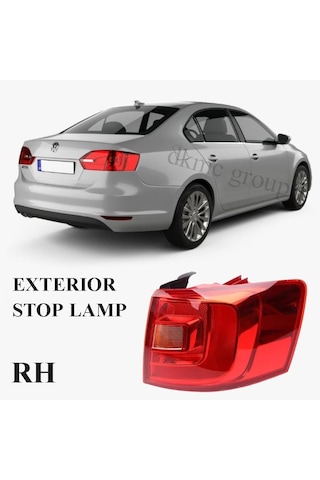 Jetta 2011-2014 Model Arası Uyumlu Sağ Dış Stop Lambası
