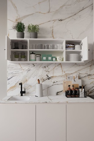 Merano 120 Cm Mutfak Düzenleyici Erzak Dolabı Beyaz