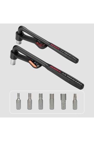 Lemestar Bisiklet Torque Anahtarı Seti Tl-20 - Doğru Tork Uygulaması İçin Hassas Araç, Siyah, Çelik Malzeme, Ergonomik Tutucu Çok Renkli