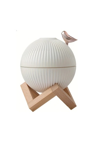 Techbloom Beyaz Usb Aromaterapi Nemlendirici Gece Işığı Esansiyel Yağ Uyumlu Sis Modu 10 14oz H Aile Ofis