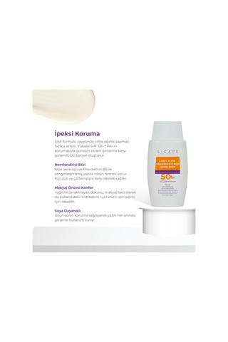 Tr Yüksek Koruma Suya Dayanıklı 50 Spf Likit Güneş Kremi Tüm Cilt Tiplerine Uygun Hafif Ve Hızla Emilen Güneş K