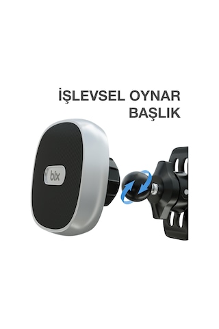 Bix BXCH5 Çok Açılı Ayarlanabilir Manyetik Araç içi Telefon Tutucu